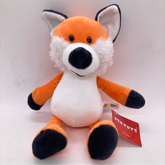 Personalized Fox Plush Stuffed Animal Customizable with Name of Choice - Picture 2 of 7